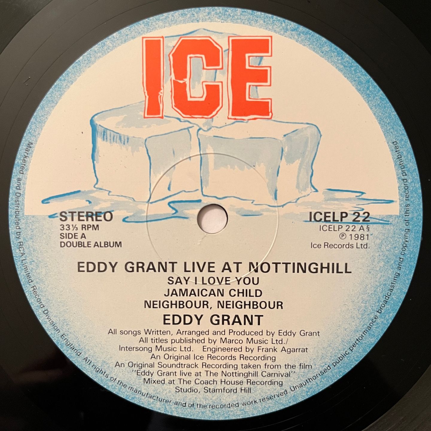 Eddy Grant - Live At Notting Hill | ICE (ICELP 22) - 3