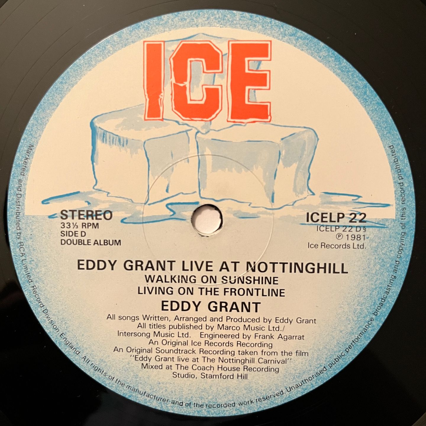 Eddy Grant - Live At Notting Hill | ICE (ICELP 22) - 6