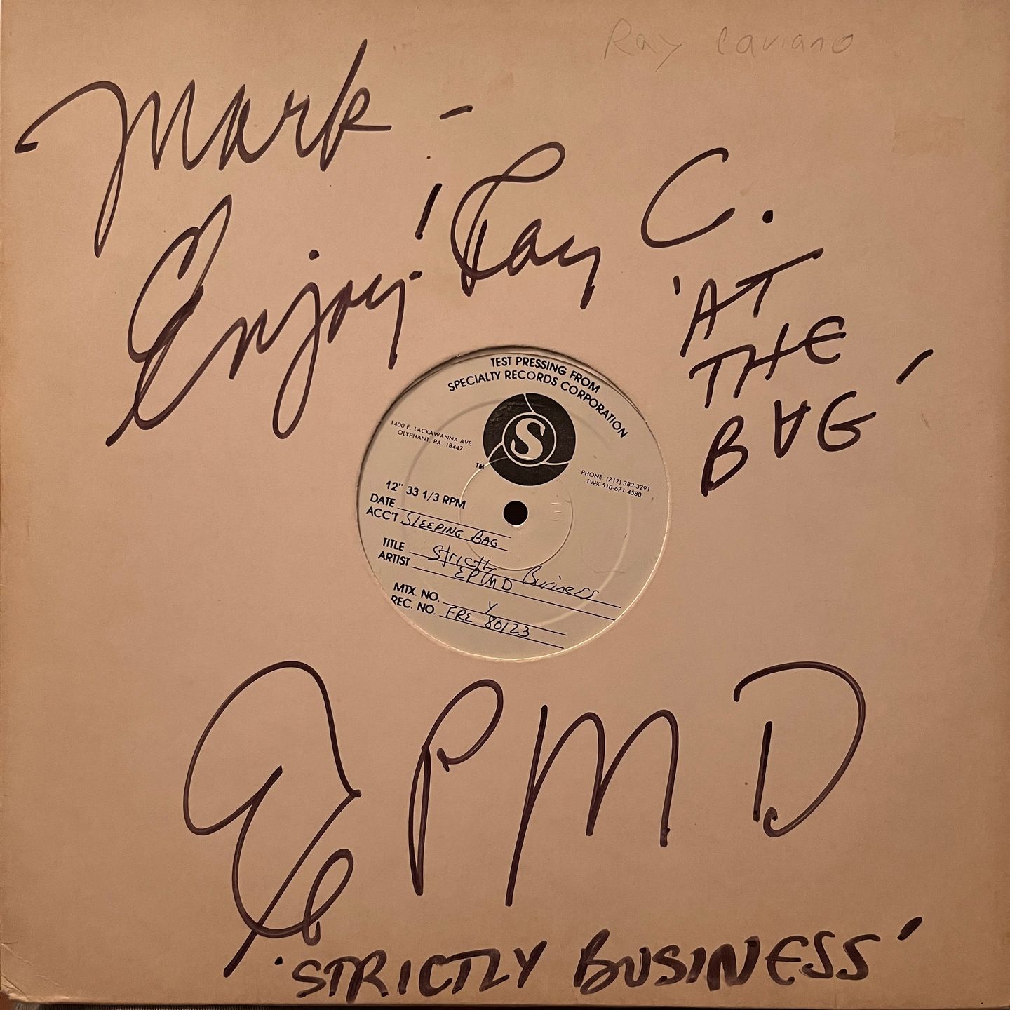 EPMD - Strictly Business | Fresh Records (FRE-80123) - main