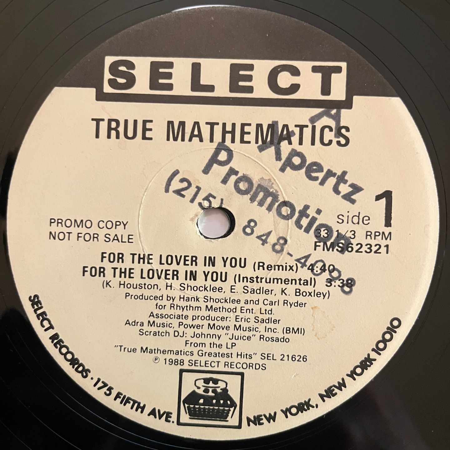 True Mathematics - For The Lover In You | Select Records (FMS62321) - main