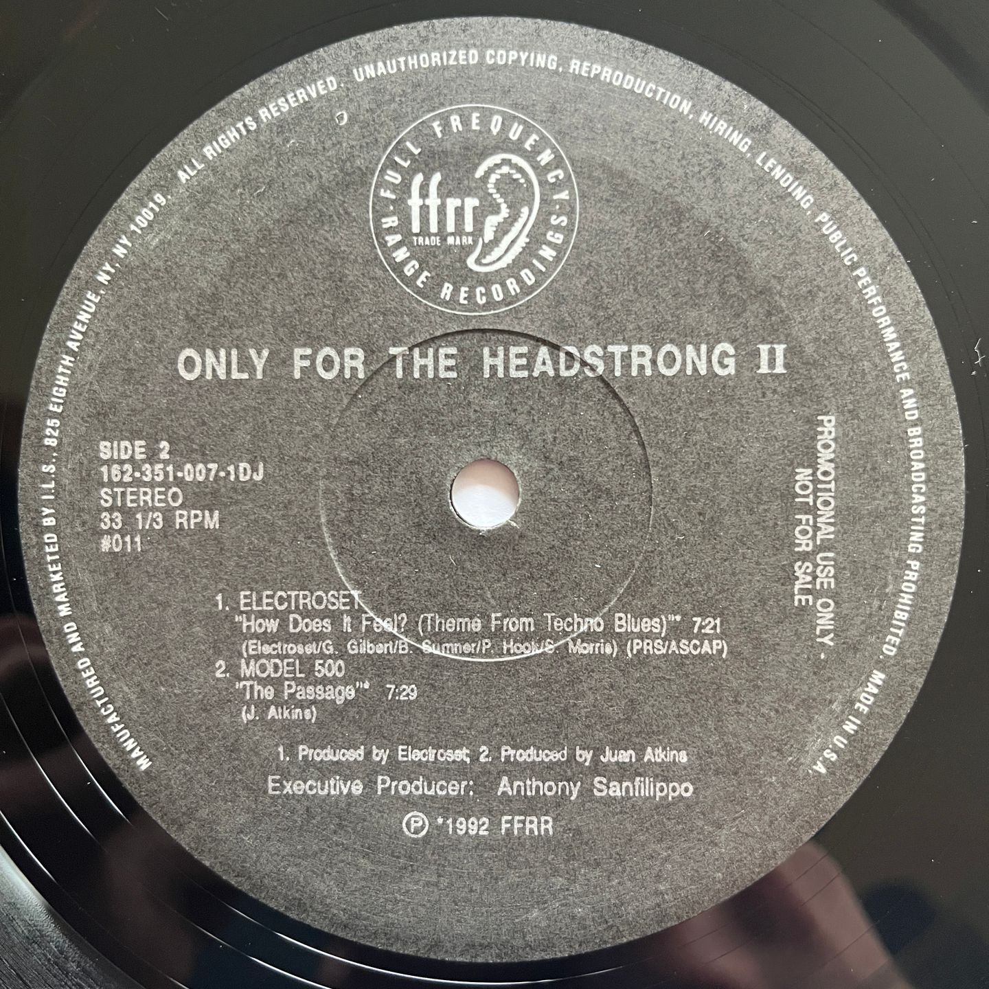 Various - Only For The Headstrong Vol. II | FFRR (162 351 007-1DJ) - 5 Various - Only For The Headstrong Vol. II | FFRR (162 351 007-1DJ) - 5