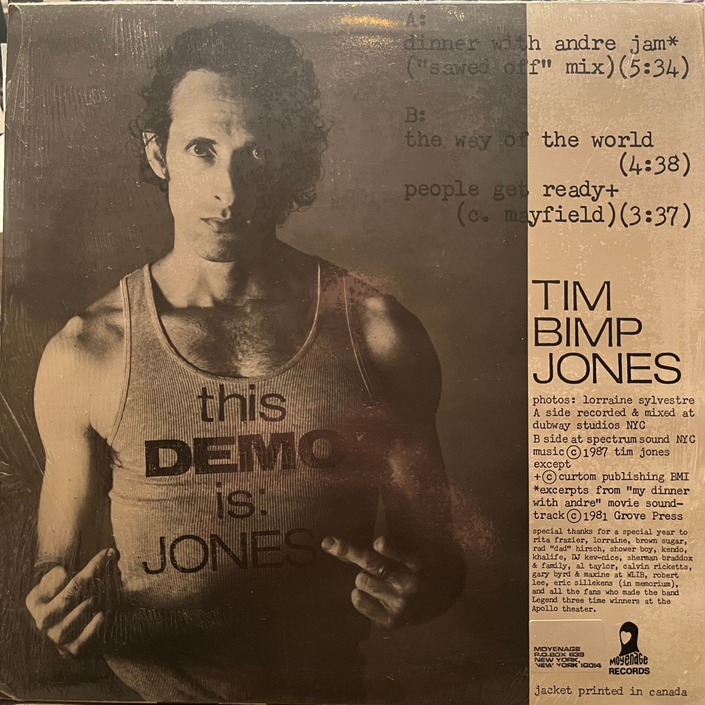 Tim Bimp Jones - This Demo Is Jones | Moyenage Records (777) - 2 Tim Bimp Jones - This Demo Is Jones | Moyenage Records (777) - 2