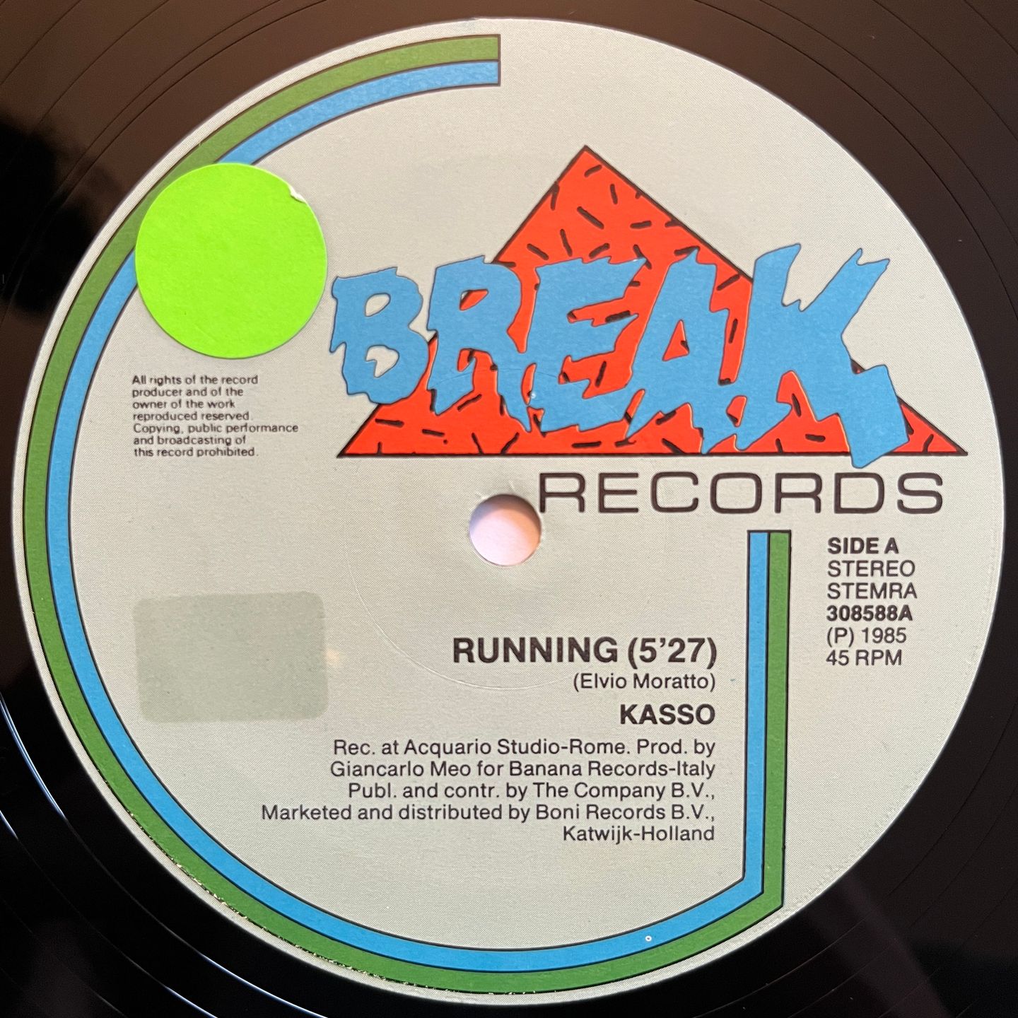 Kasso - Running | Break Records (308588) - 3