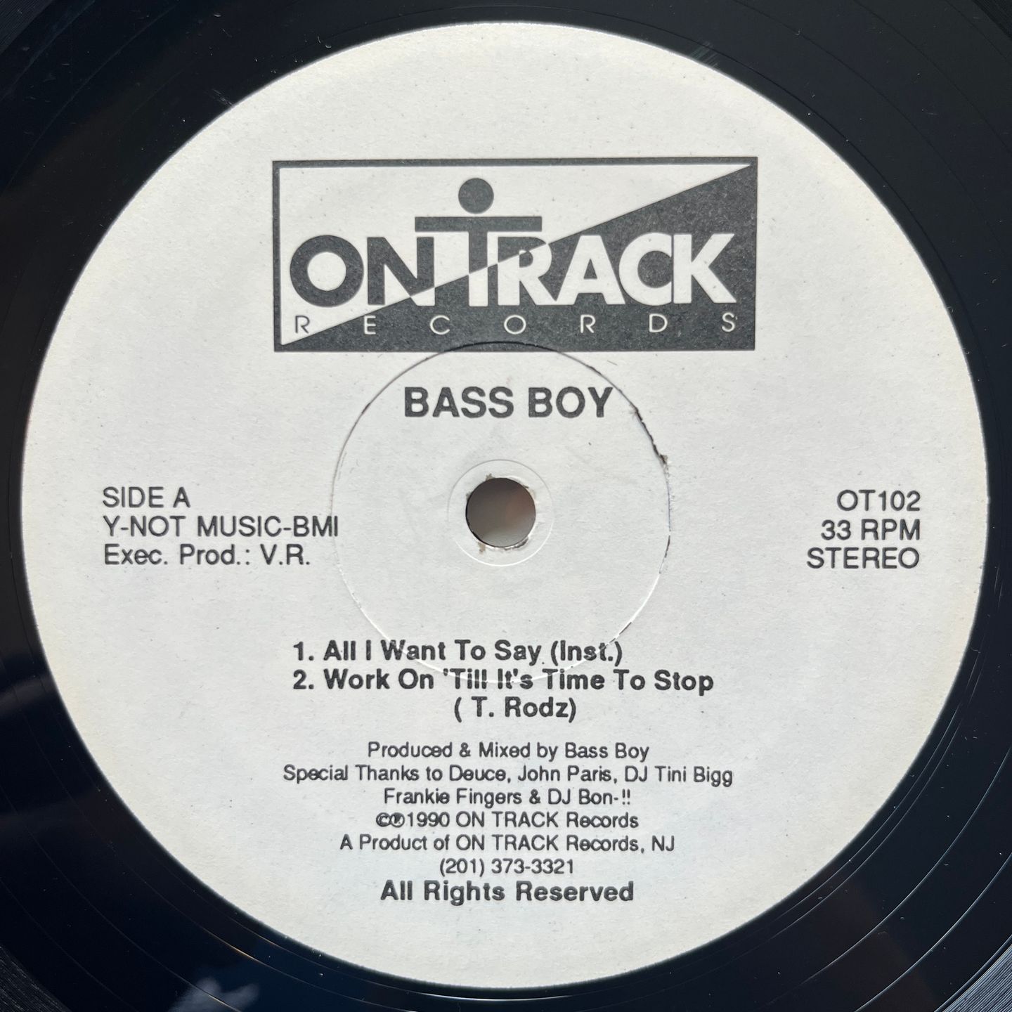 Bass Boy / Beat Division - Untitled | On Track Records (OT 102) - main