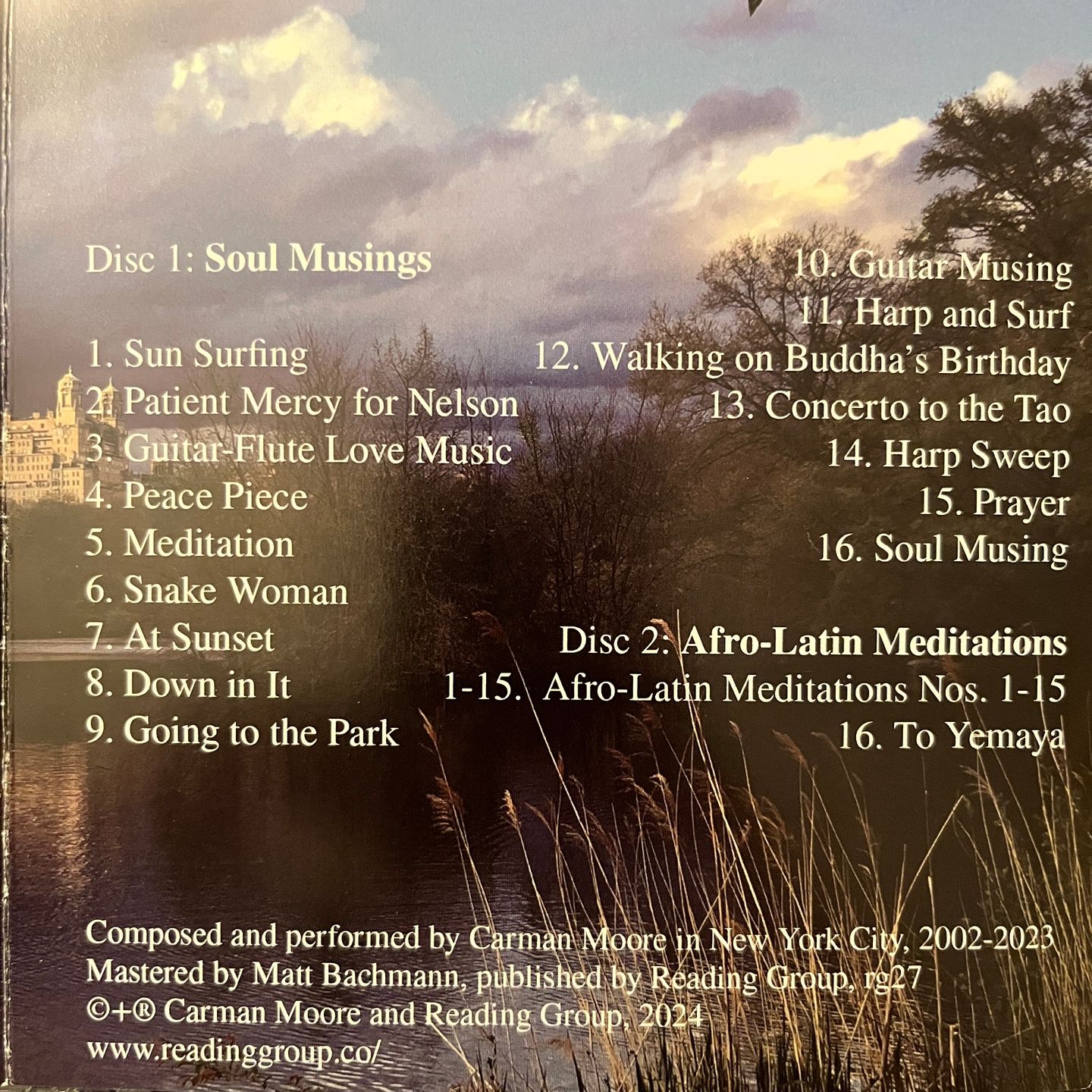 Carman Moore - Soul Musings | Reading Group (rg27) - 5