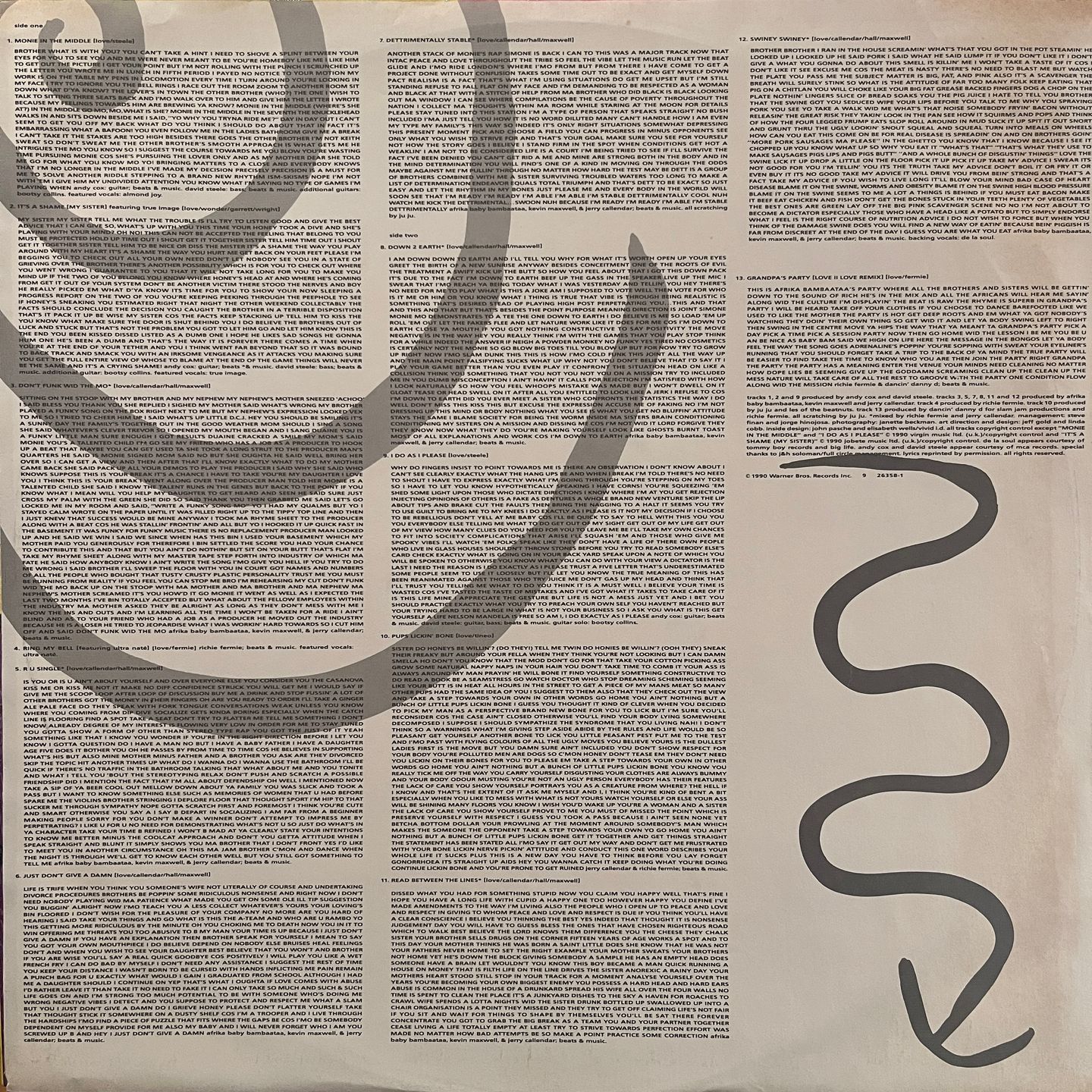 Monie Love - Down To Earth | Warner Bros. Records (1-26358) - 6 Monie Love - Down To Earth | Warner Bros. Records (1-26358) - 6