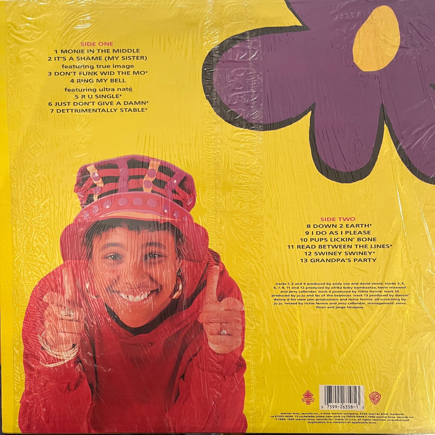 Monie Love - Down To Earth | Warner Bros. Records (1-26358) - 2 Monie Love - Down To Earth | Warner Bros. Records (1-26358) - 2