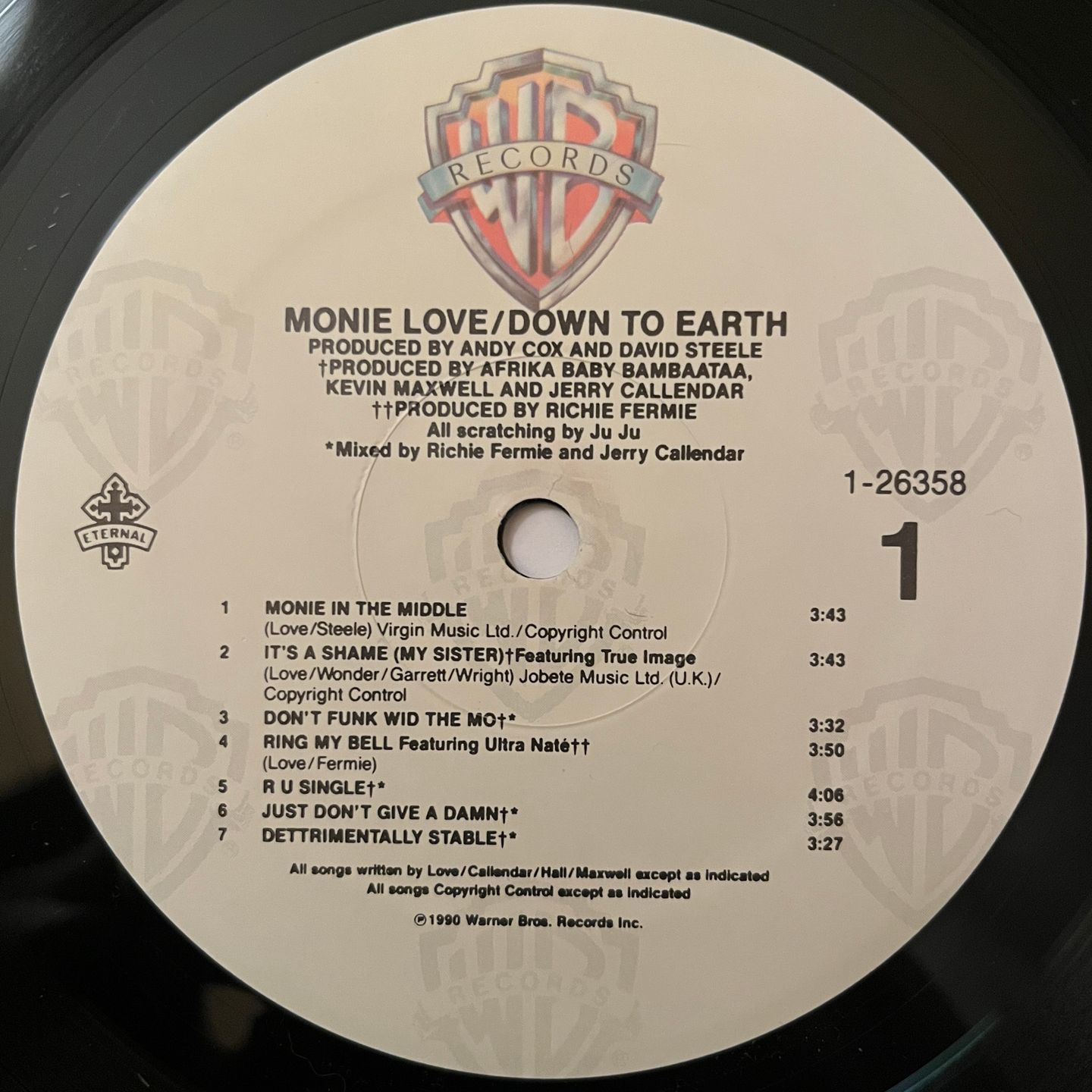 Monie Love - Down To Earth | Warner Bros. Records (1-26358) - 3 Monie Love - Down To Earth | Warner Bros. Records (1-26358) - 3