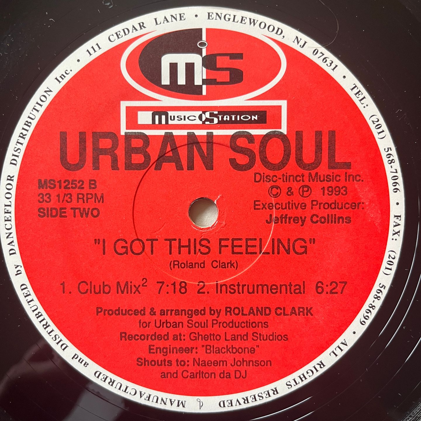 Urban Soul - I Got This Feeling | Music Station (MS1252) - 2