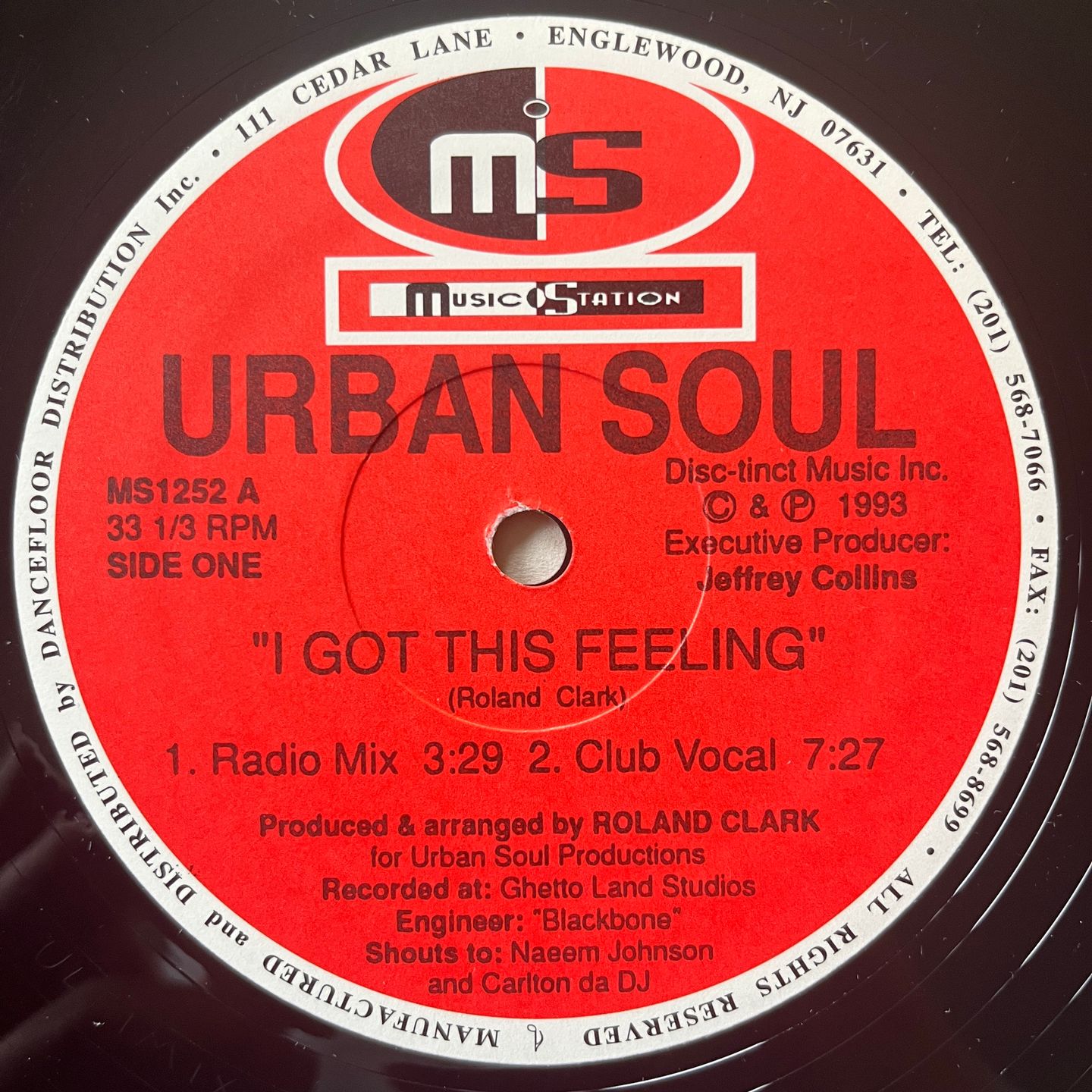 Urban Soul - I Got This Feeling | Music Station (MS1252) - main