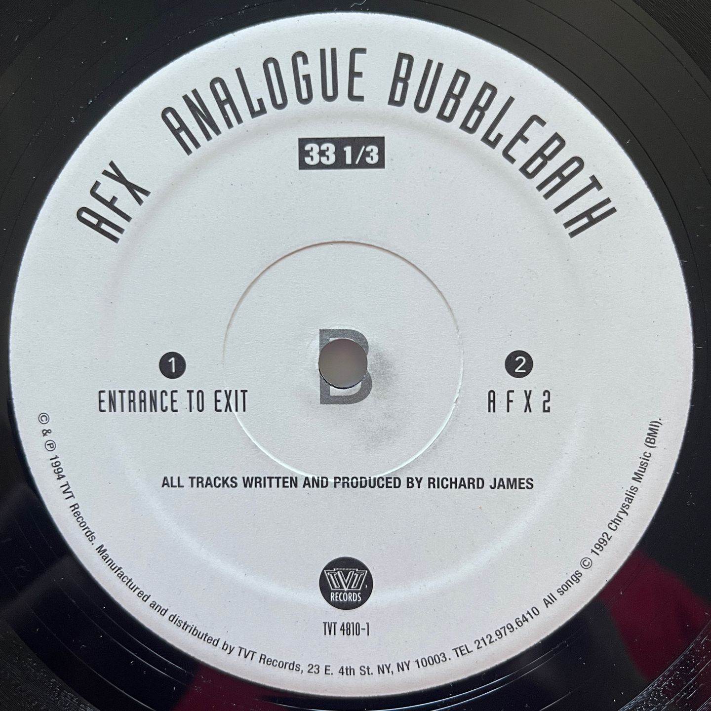 Aphex Twin - Analogue Bubblebath | TVT Records (TVT 4810-1) - 4 Aphex Twin - Analogue Bubblebath | TVT Records (TVT 4810-1) - 4