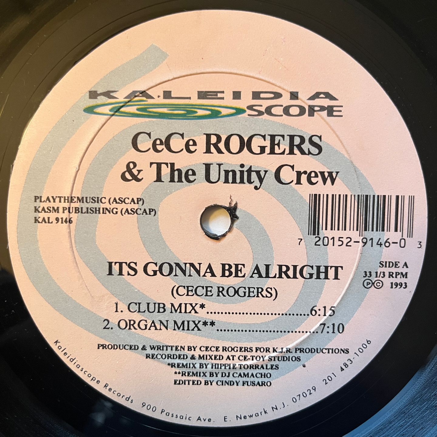 Ce Ce Rogers & The Unity Crew - Its Gonna Be Alright | Kaleidiascope Records (KAL 9146) - main