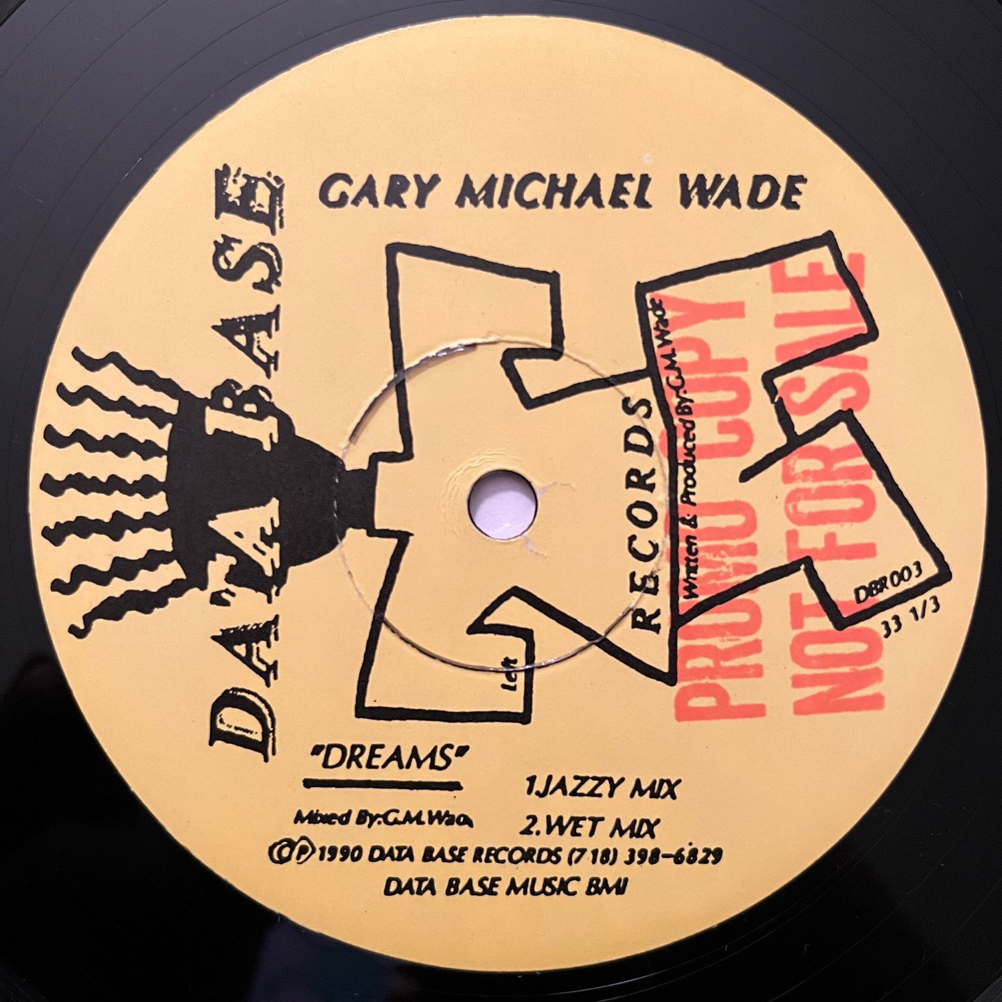 Gary Michael Wade - Dreams | Data Base Records (DBR-003) - 2