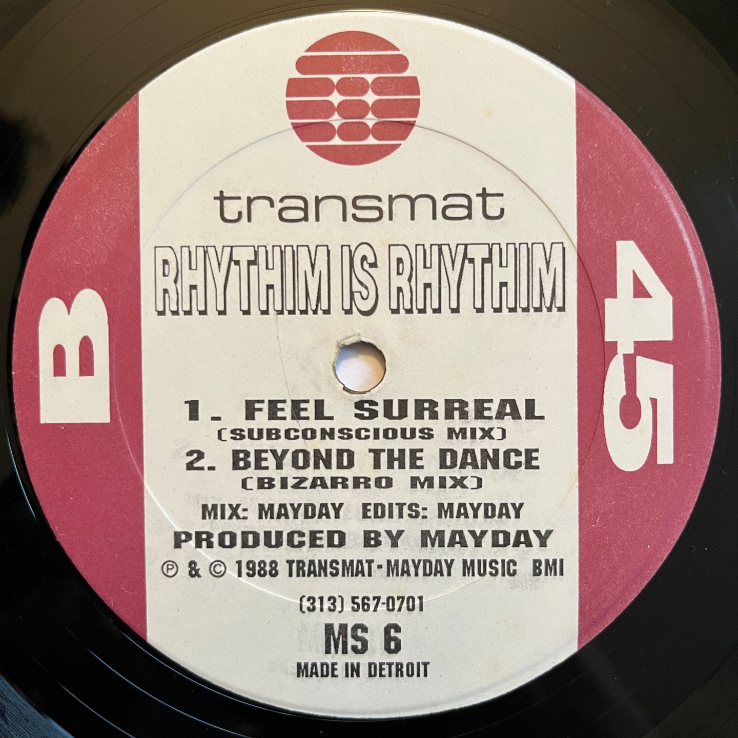 Rhythim Is Rhythim - It Is What It Is | Transmat (MS 6) - 2