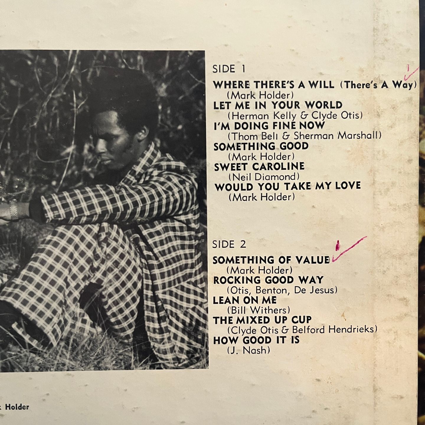 Mark Holder - Where There's A Will There's A Way | Dervia (D1007-A) - 7