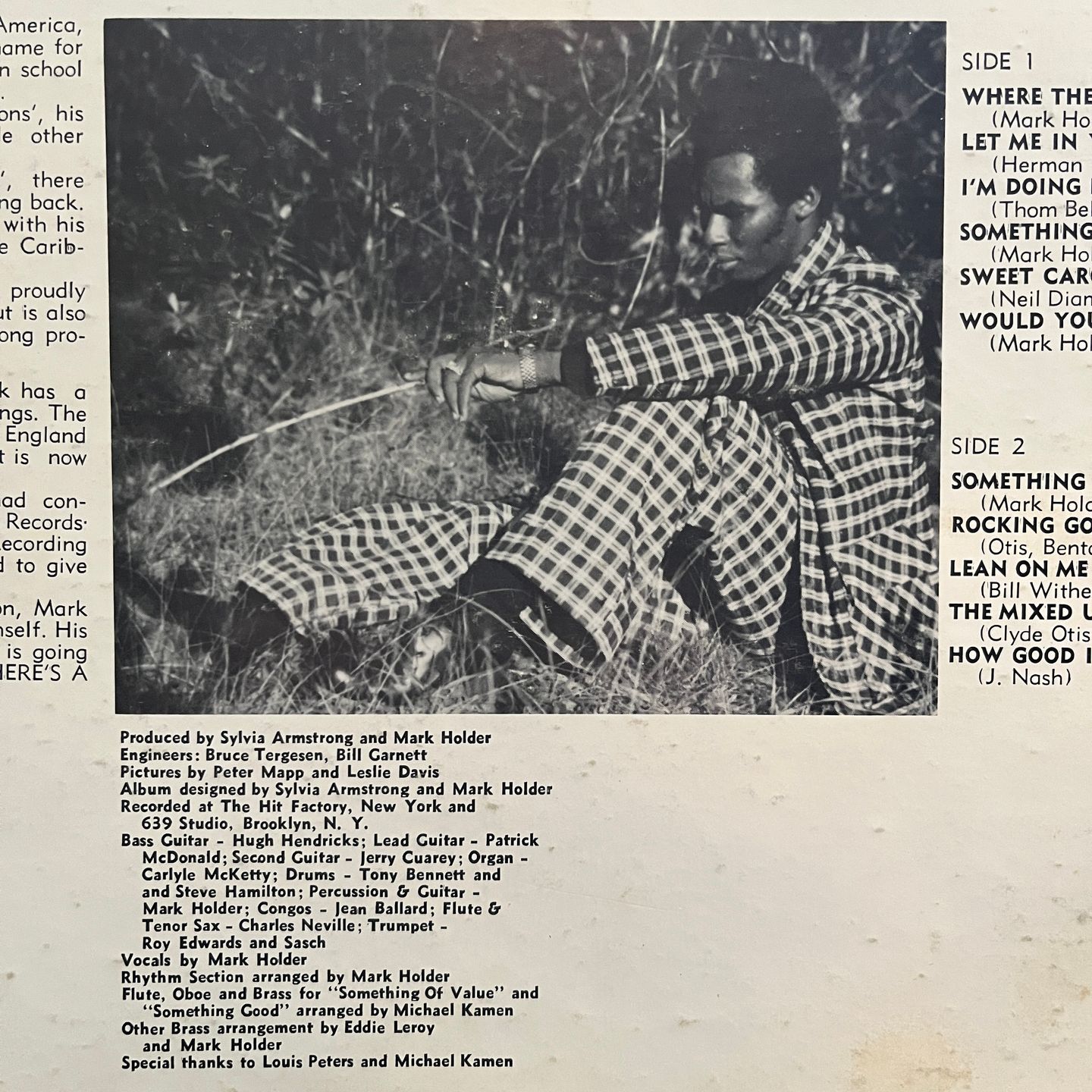 Mark Holder - Where There's A Will There's A Way | Dervia (D1007-A) - 6