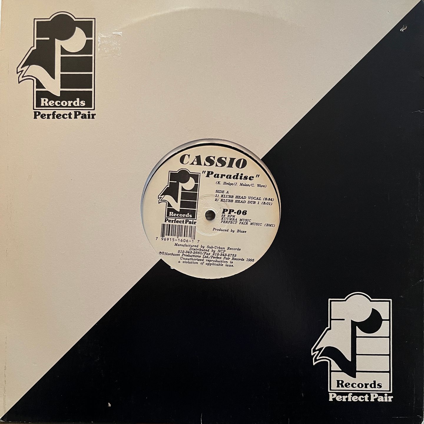 Cassio Ware - Paradise | Perfect Pair Records (PP-06) - main
