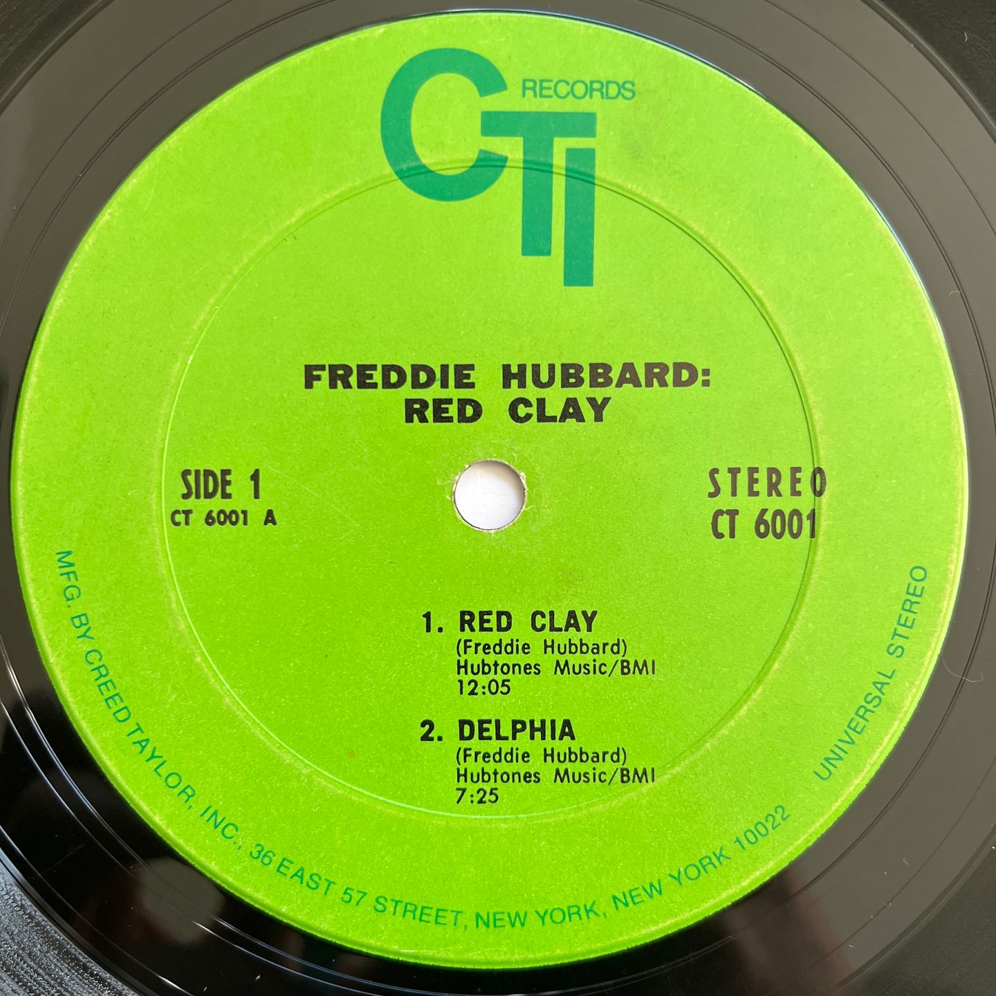 Freddie Hubbard - Red Clay | CTI Records (CTI 6001) - 3