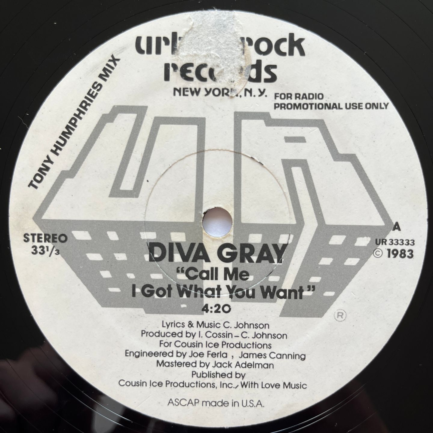 Diva Gray - Call Me I Got What You Want | Urban Rock Records (UR 33333) - main Diva Gray - Call Me I Got What You Want | Urban Rock Records (UR 33333) - main