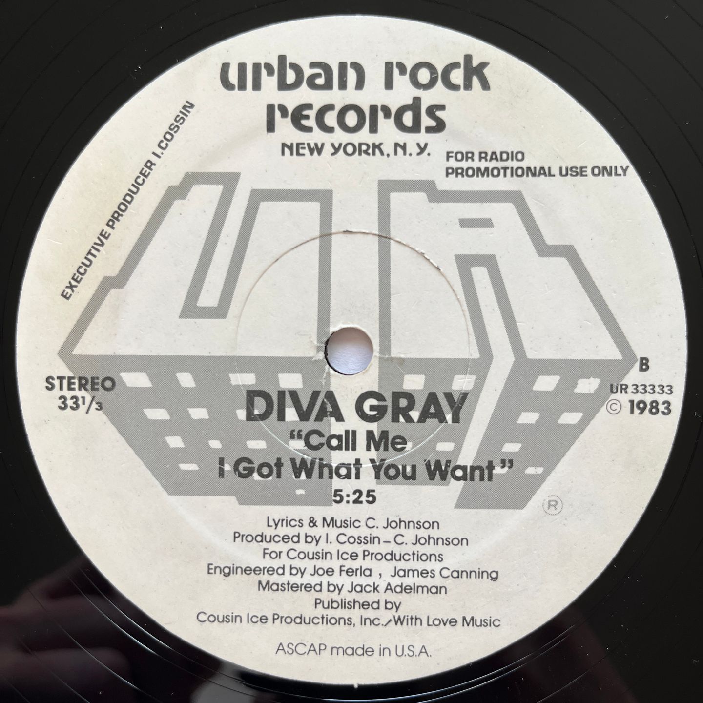 Diva Gray - Call Me I Got What You Want | Urban Rock Records (UR 33333) - 2 Diva Gray - Call Me I Got What You Want | Urban Rock Records (UR 33333) - 2