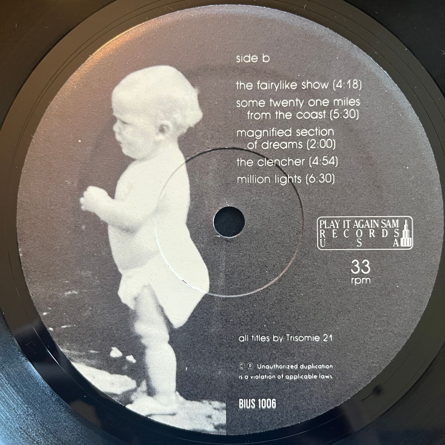 Trisomie 21 - Million Lights - A Collection Of Songs By Trisomie 21 | Play It Again Sam Records USA (BIUS 1006) - 4