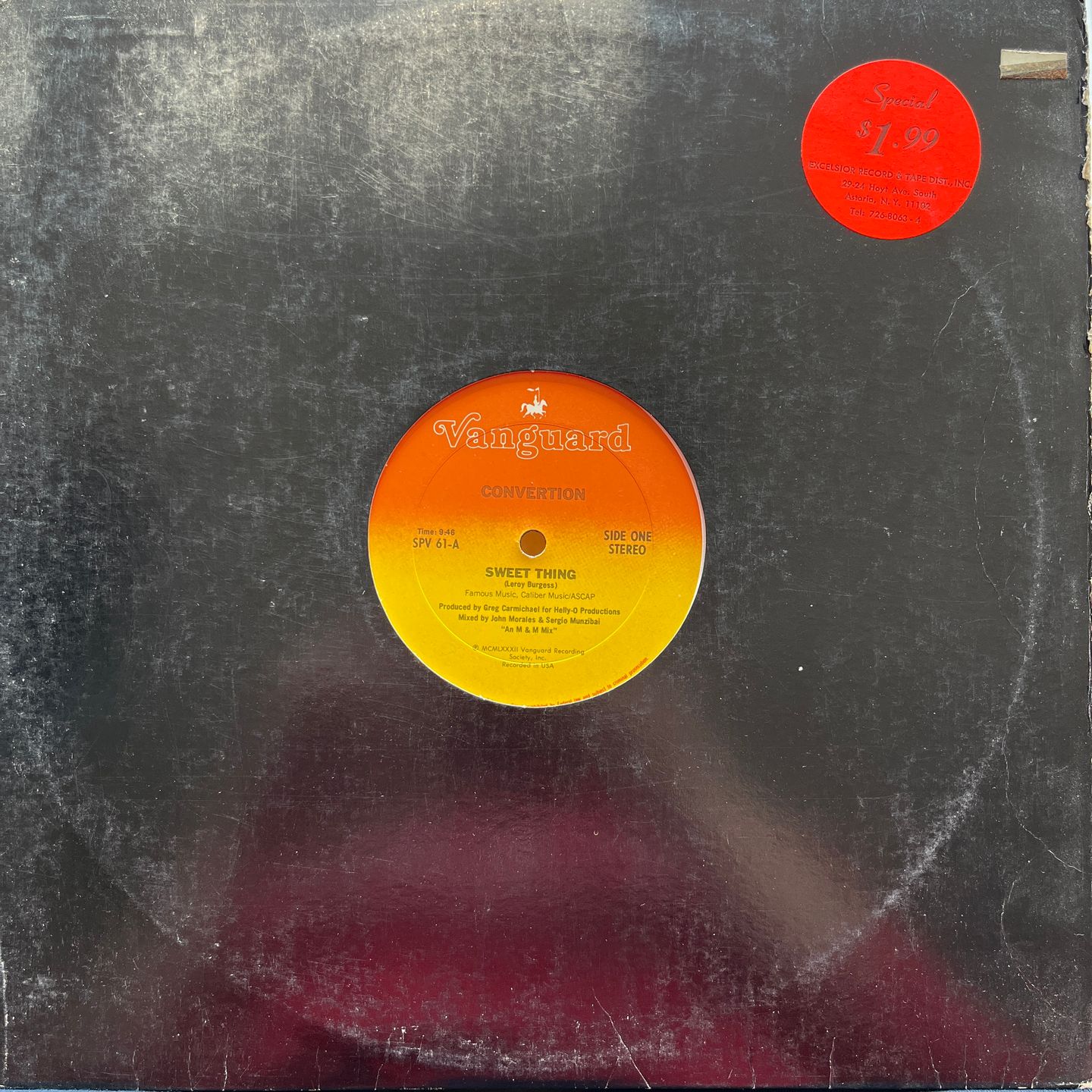 Convertion - Sweet Thing | Vanguard (SPV 61) - 3