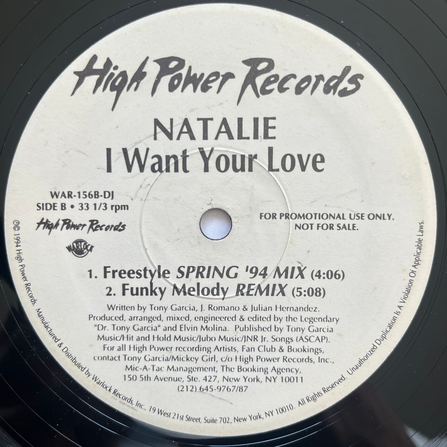 Natalie - I Used To / I Want Your Love | Warlock Records (WAR-156-DJ) - 3 Natalie - I Used To / I Want Your Love | Warlock Records (WAR-156-DJ) - 3