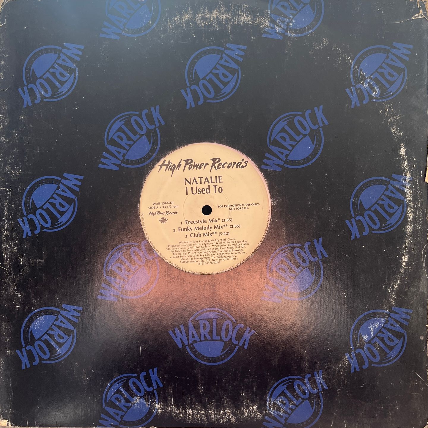 Natalie - I Used To / I Want Your Love | Warlock Records (WAR-156-DJ) - main Natalie - I Used To / I Want Your Love | Warlock Records (WAR-156-DJ) - main