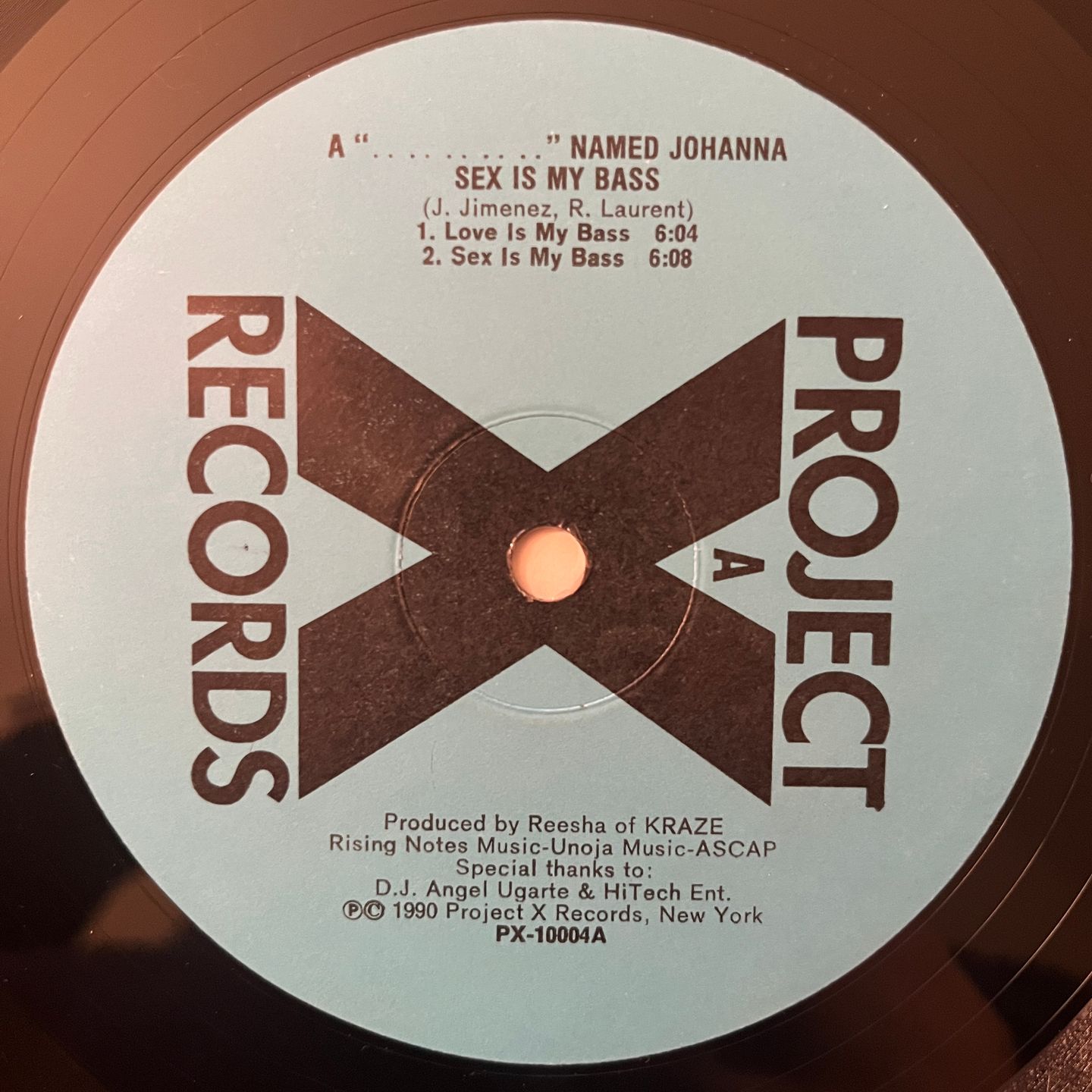 A Bitch Named Johanna - Sex Is My Bass | Project X Records (PX-10004) - 3