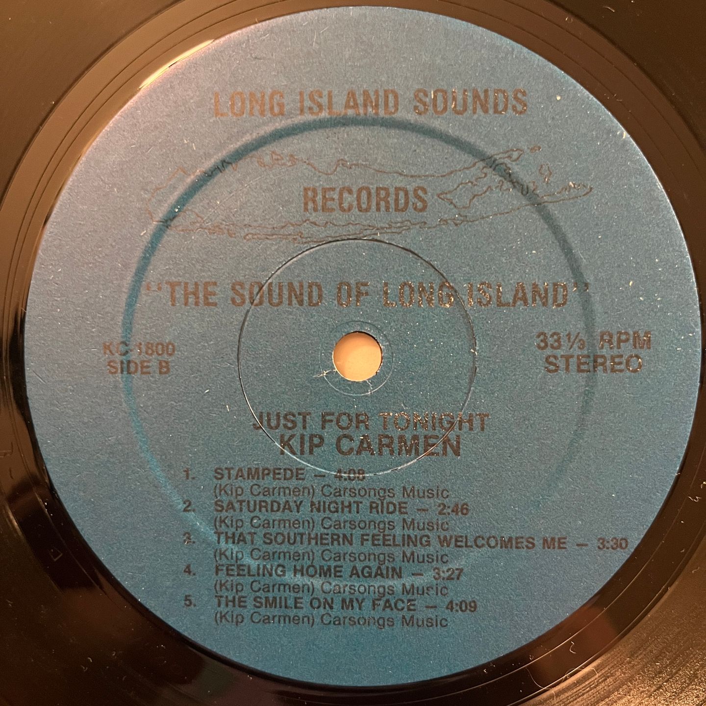 Kip Carmen - Just For Tonight | Long Island Sounds Records (KC-1800) - 4