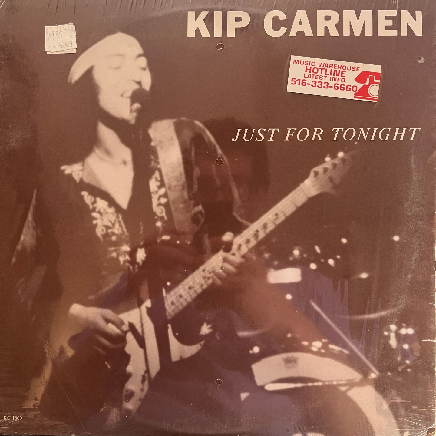 Kip Carmen - Just For Tonight | Long Island Sounds Records (KC-1800) - main