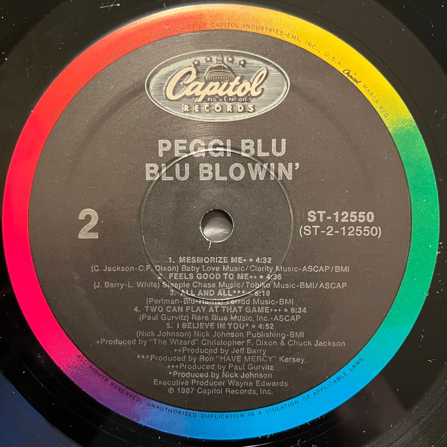 Peggi Blu - Blu Blowin' | Capitol Records (ST-12550) - 4
