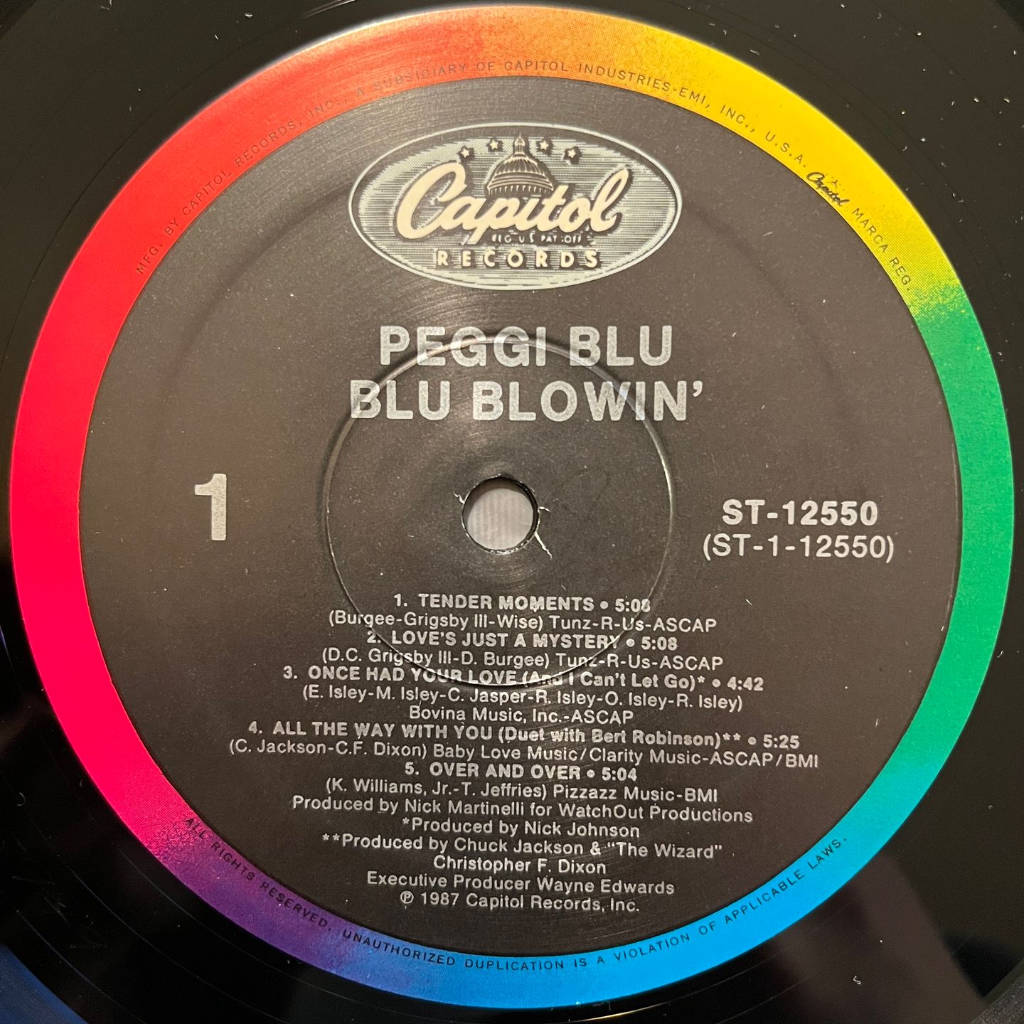 Peggi Blu - Blu Blowin' | Capitol Records (ST-12550) - 3