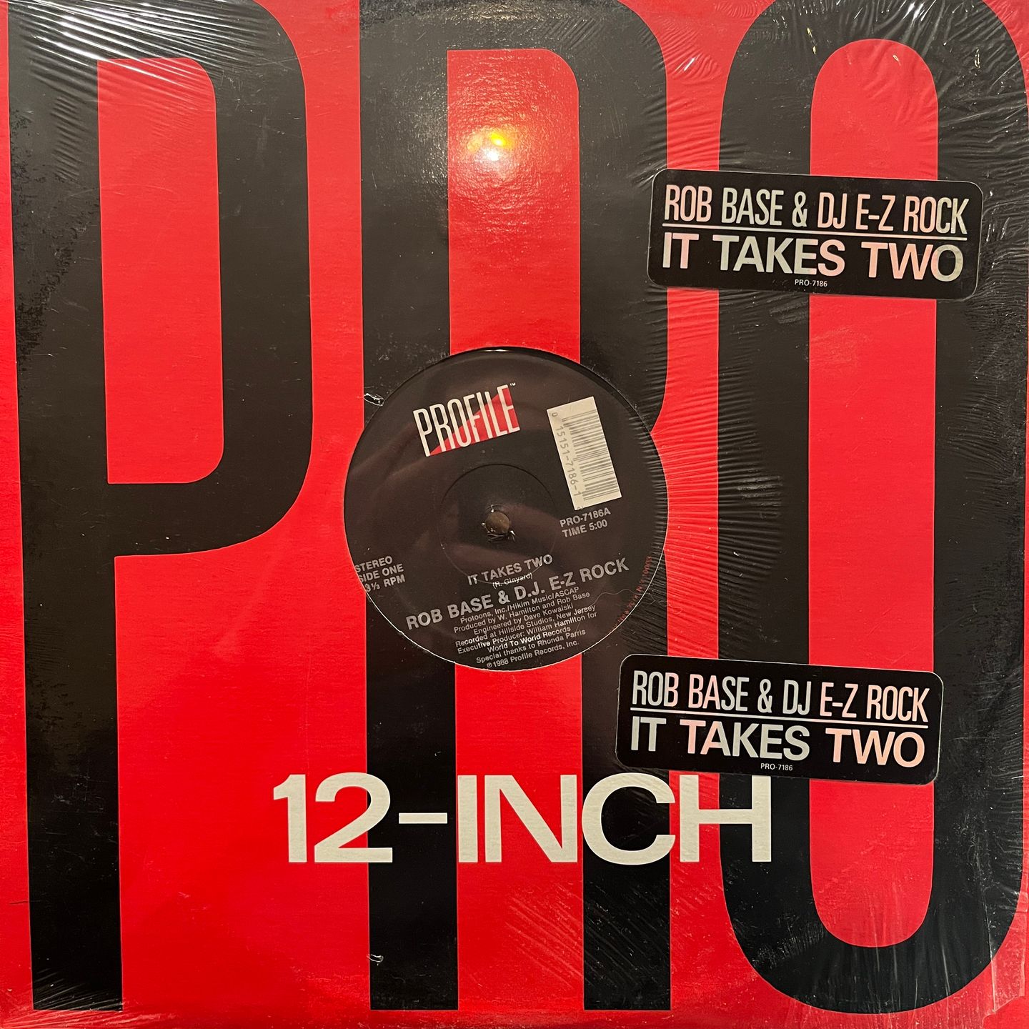 Rob Base & DJ E-Z Rock - It Takes Two | Profile Records (PRO-7186) - 4 Rob Base & DJ E-Z Rock - It Takes Two | Profile Records (PRO-7186) - 4