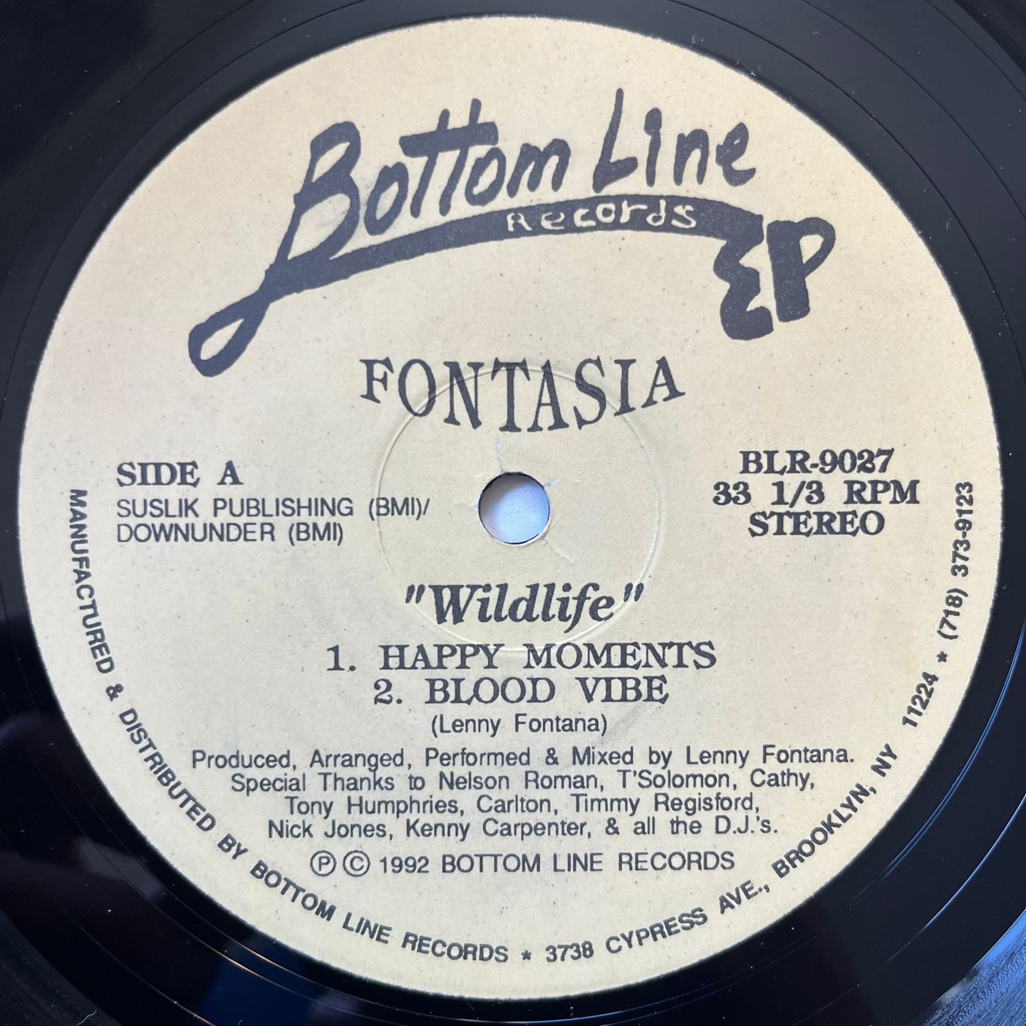 Fontasia - Wildlife | Bottom Line Records (BLR-9027) - main