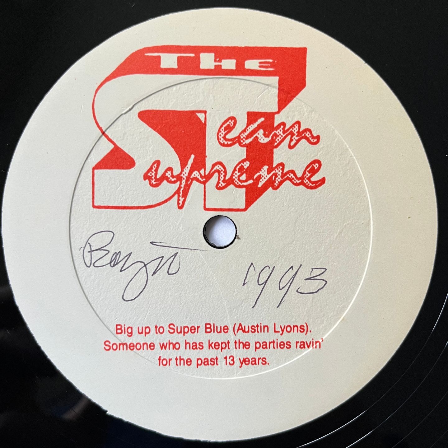 The Supreme Team - The Blue Project (Dedicated To Super Blue) | Not On Label (The Supreme Team  Self-released) (ST001) - 2