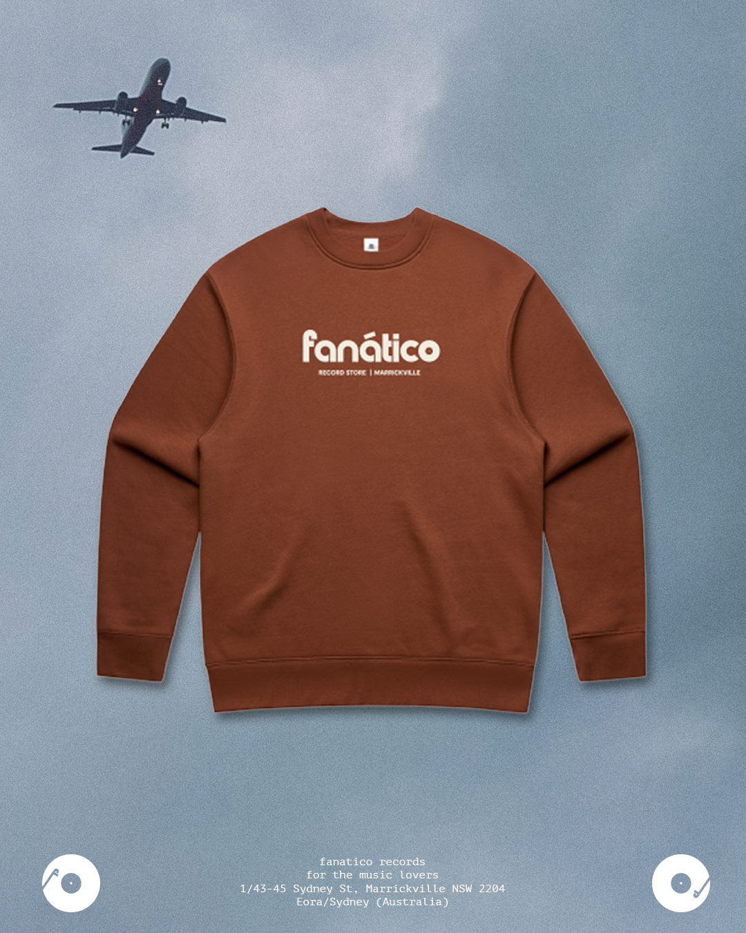 fanático - fanático logo sweatshirt / clay - main fanático - fanático logo sweatshirt / clay - main