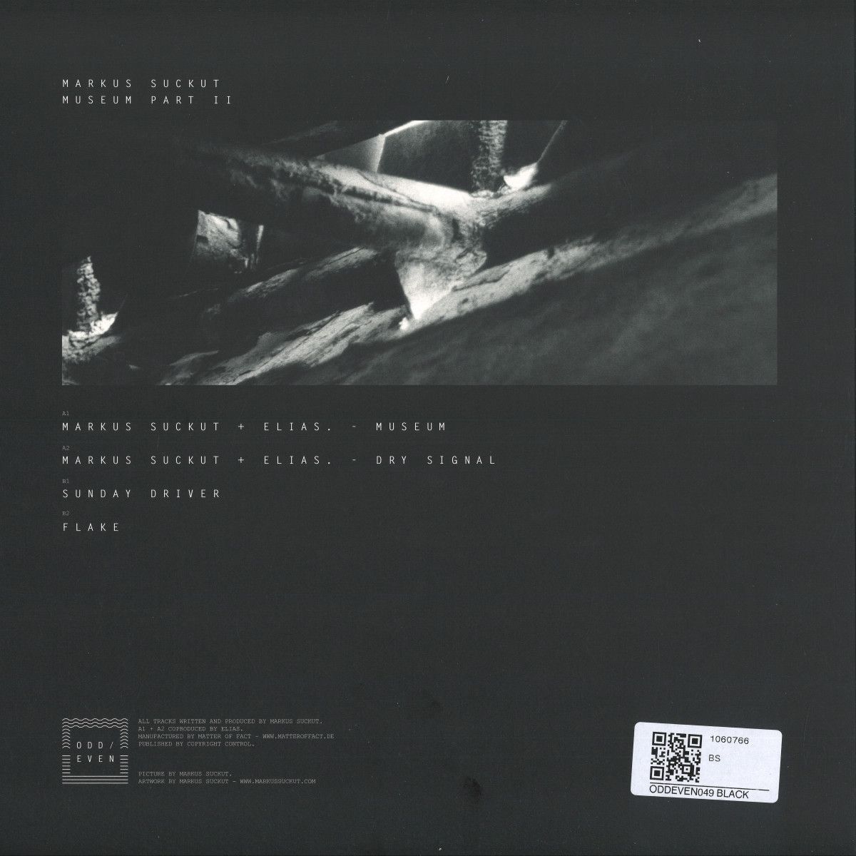 Markus Suckut - Museum Part II | Odd Even (ODDEVEN049 BLACK) - 2 Markus Suckut - Museum Part II | Odd Even (ODDEVEN049 BLACK) - 2
