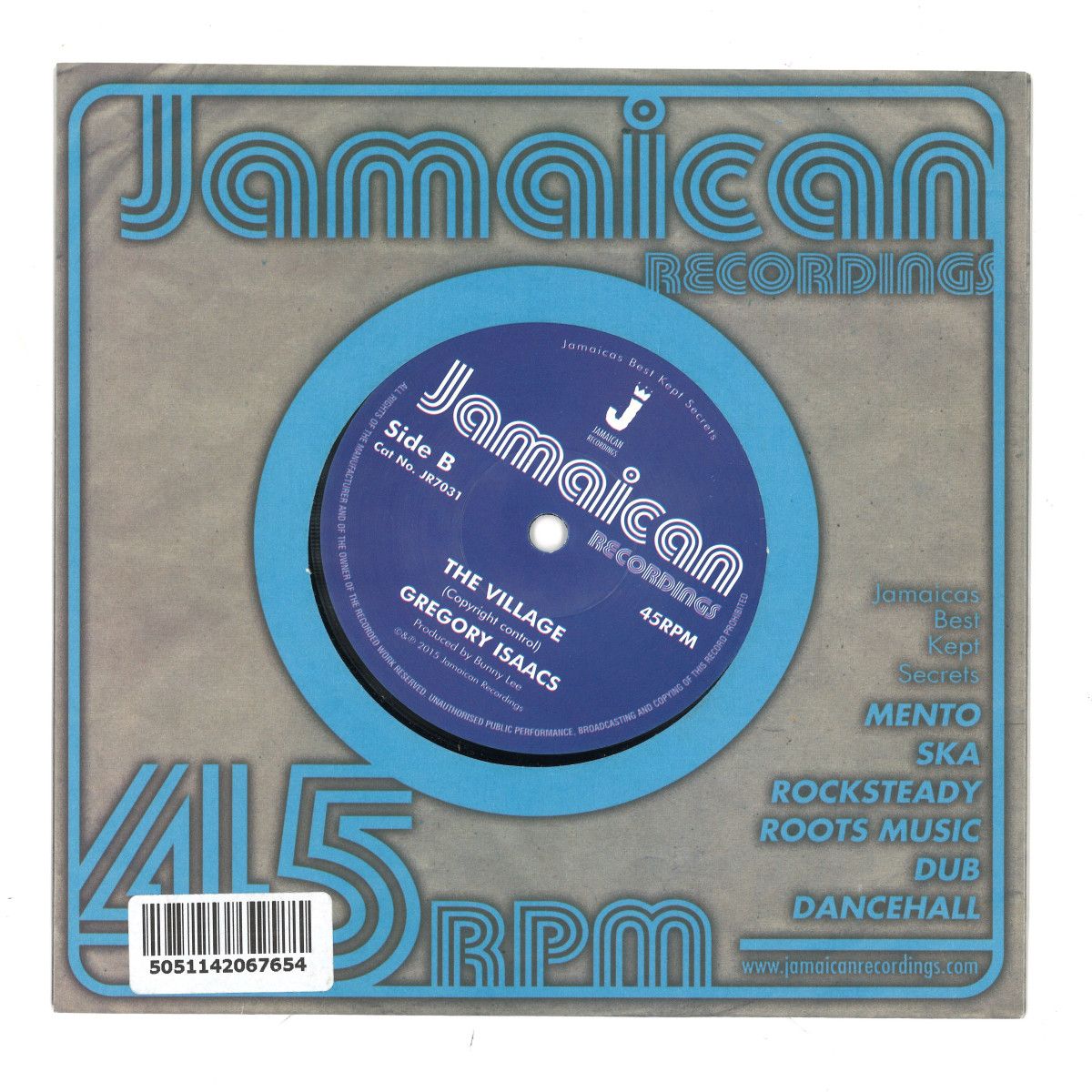 Gregory Isaacs - Don't Believe Him / The Village | Jamaican Recordings (JR7031) - 2 Gregory Isaacs - Don't Believe Him / The Village | Jamaican Recordings (JR7031) - 2