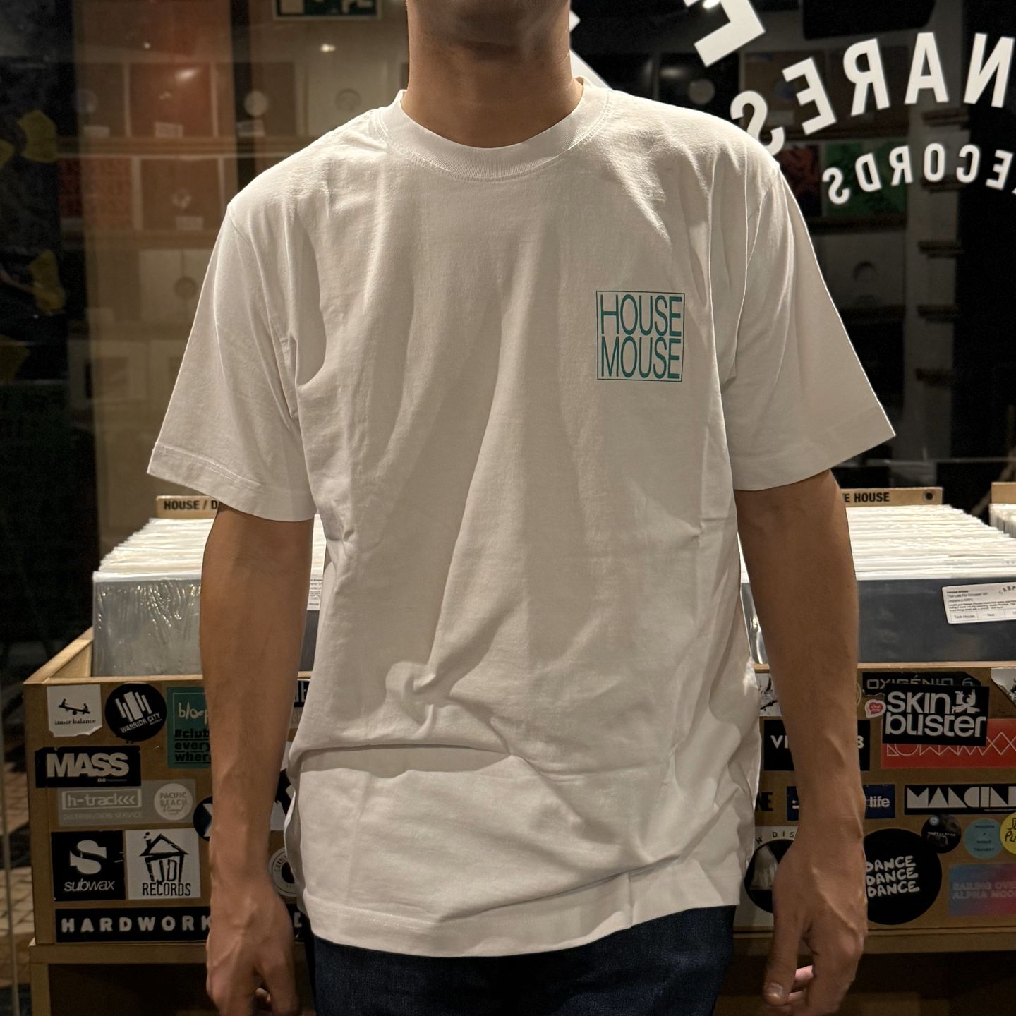 House Mouse T-shirt logo (white)