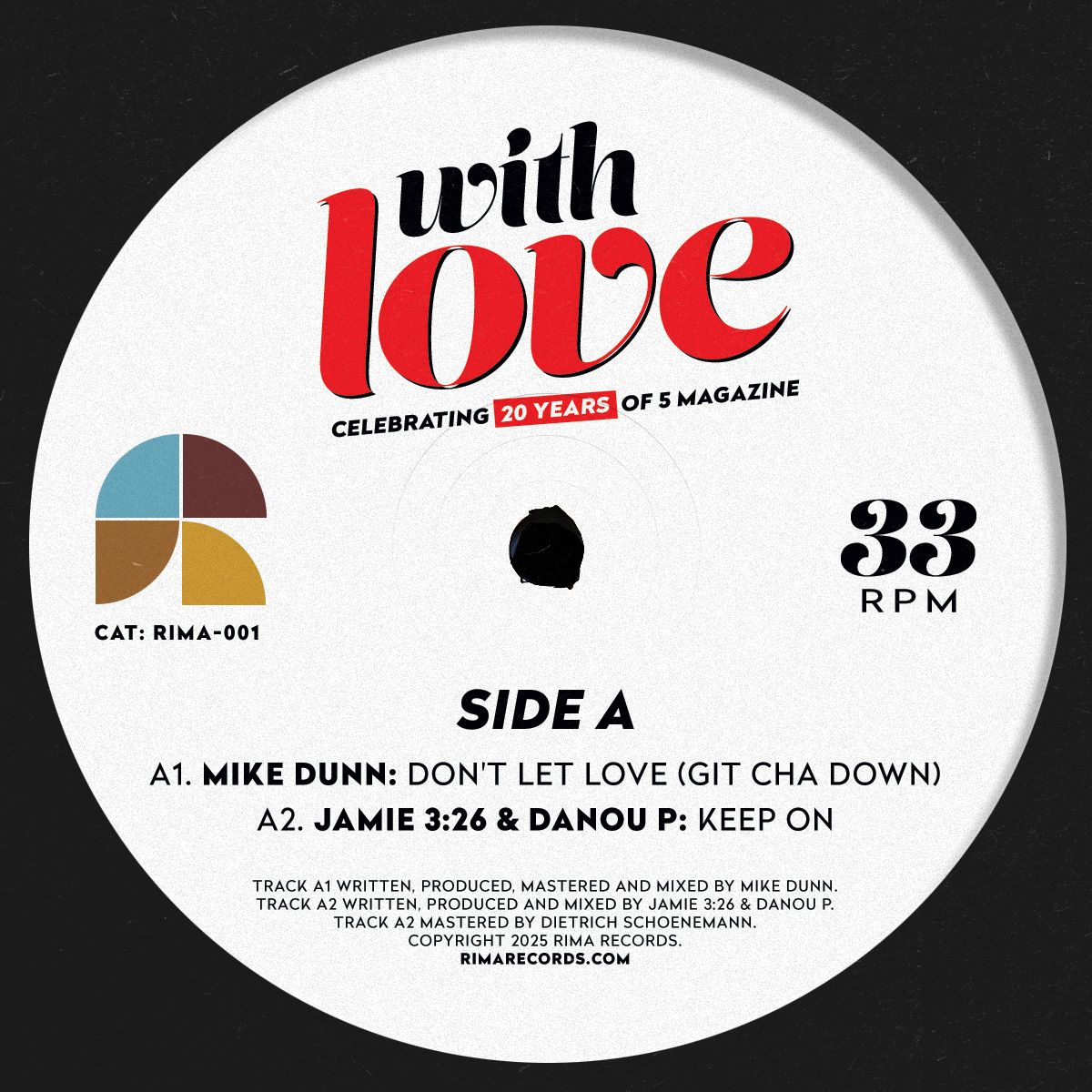 Mike Dunn, Roy Davis, Jr, Jamie 3:26 & Danou P: With Love EP