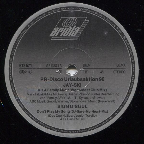 PR-Disco Urlaubsaktion 90