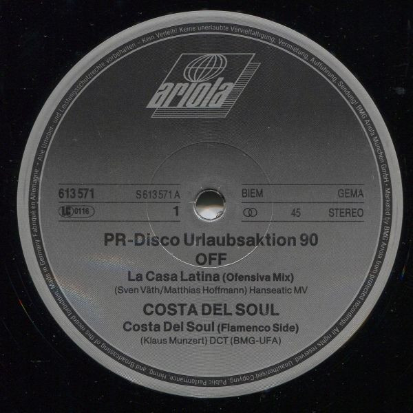 PR-Disco Urlaubsaktion 90