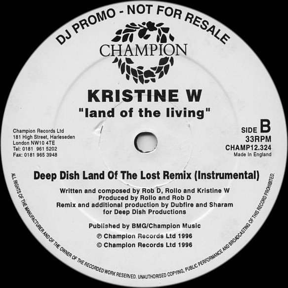 Land Of The Living (The Deep Dish Mixes)
