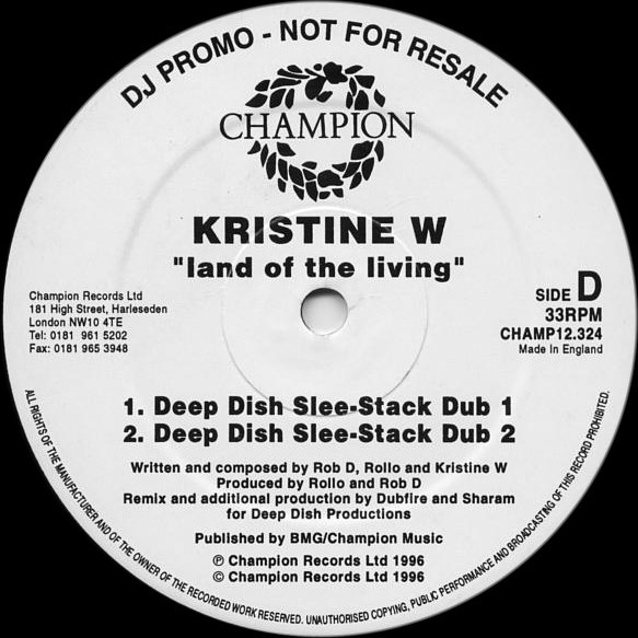 Land Of The Living (The Deep Dish Mixes)