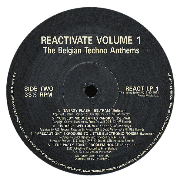 Reactivate Volume #1 - The Belgian Techno Anthems