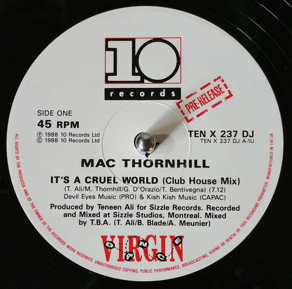 It's A Cruel World / Who's Gonna Ease The Pressure