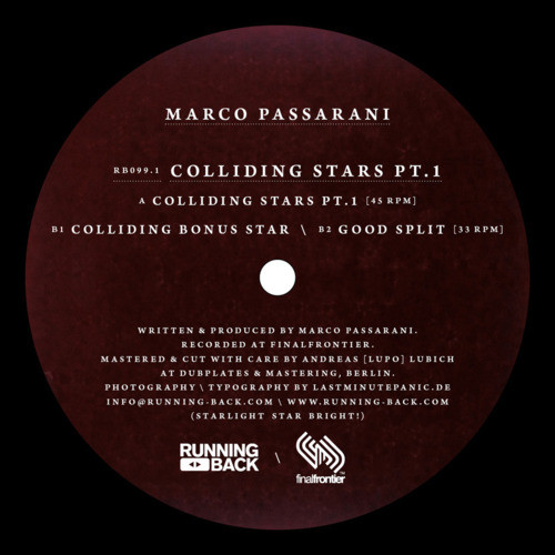 Marco Passarani - Colliding Stars Pt.1 | Running Back (RB099.1)