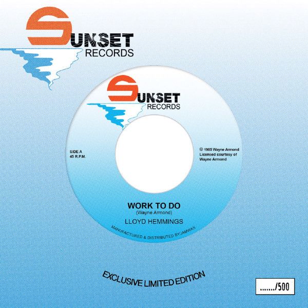 Lloyd Hemmings - Work To Do | Sunset Records (none) - main
