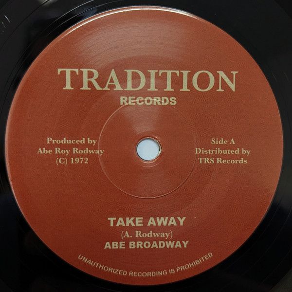 Abe Rodway - Take Away | Tradition Records (TRS-TRAD-1)